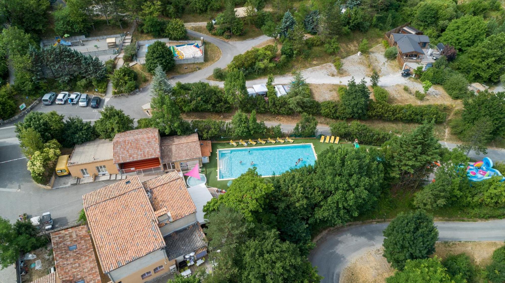 Hotel Camping Les Princes D'Orange Orpierre Exteriér fotografie